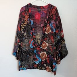 Citron Floral Kimono at Citron